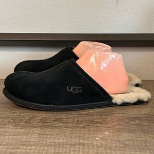 Ugg Scuff Men’s Slippers Shoes Size 10 Black